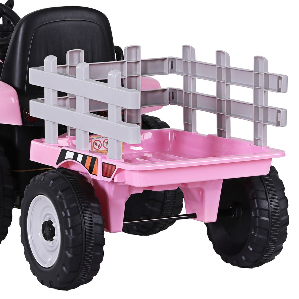 Pink Rigo Kids Electric Ride On Tractor