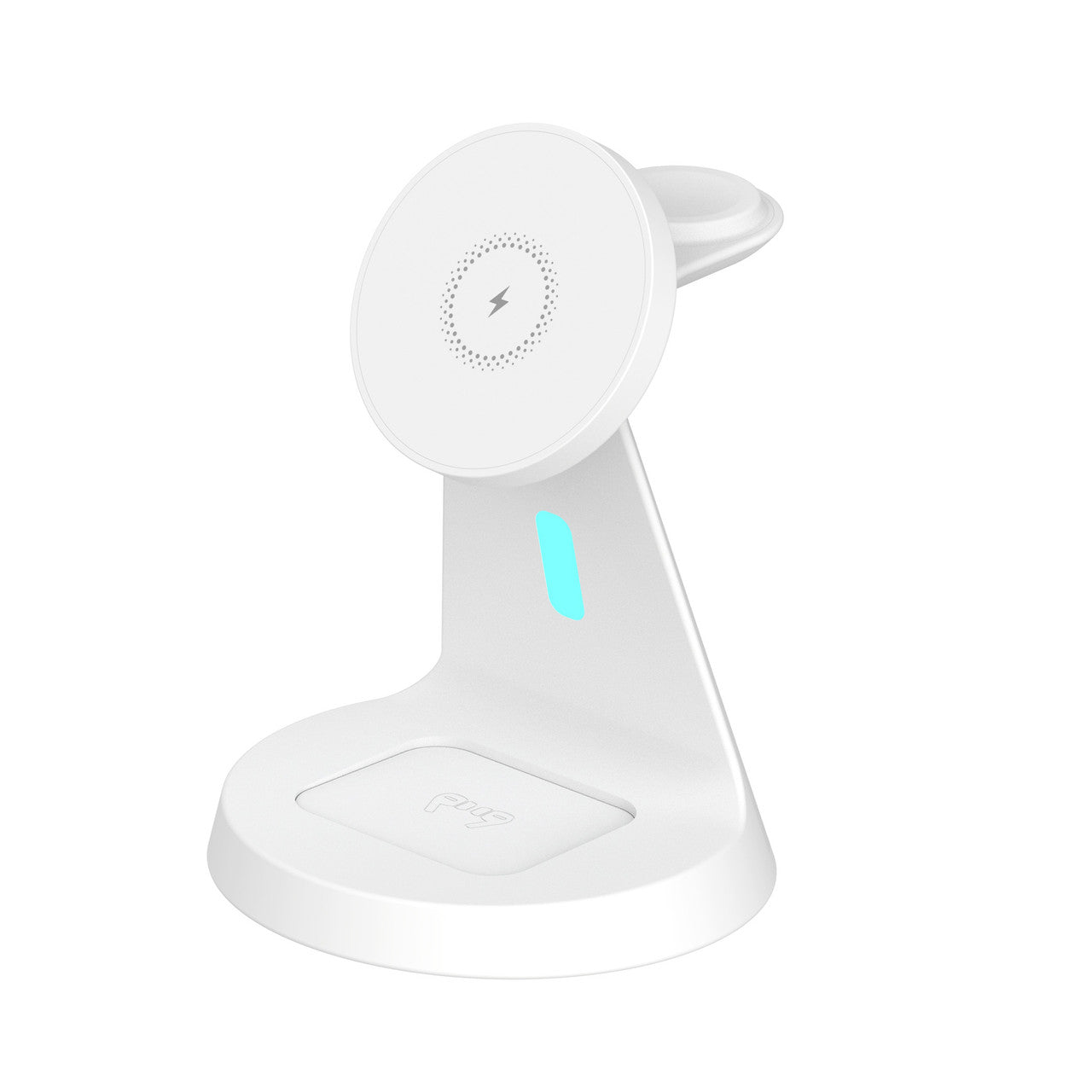 Laser 3 in 1 Wireless Charging Stand - White