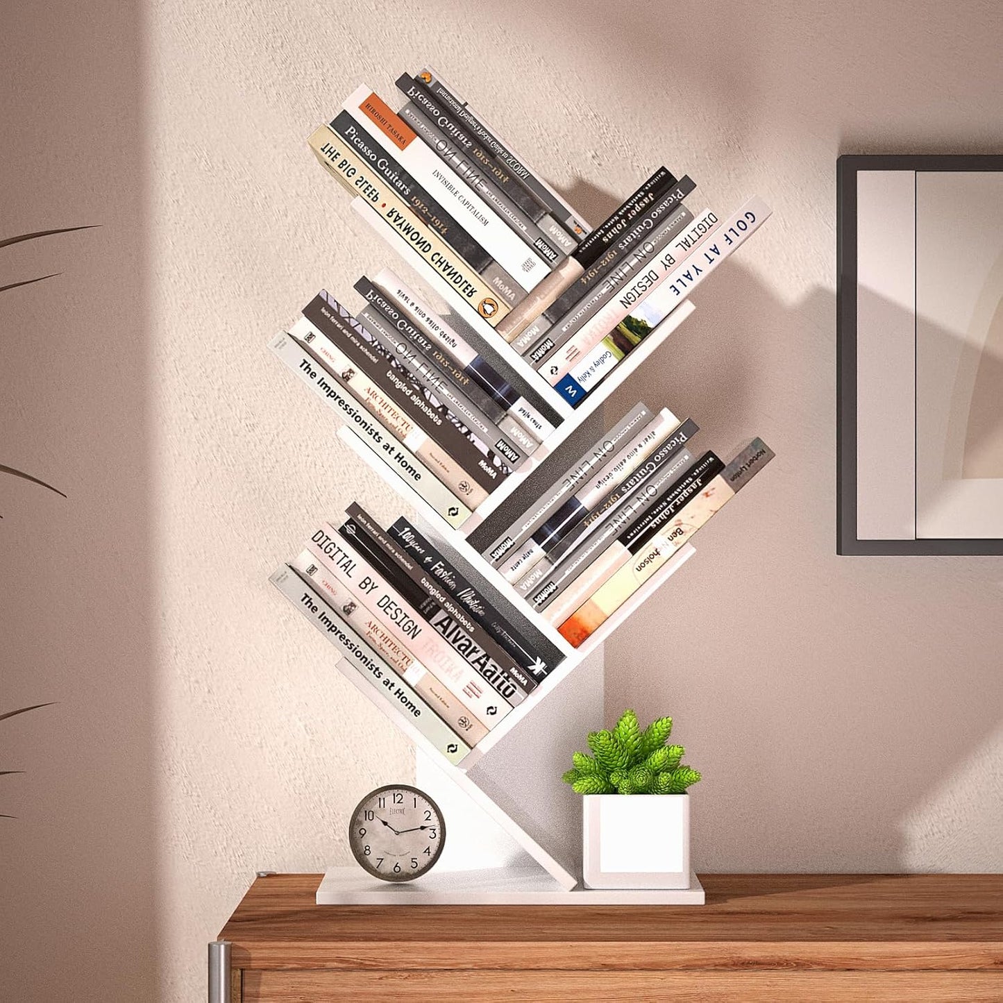 CARLA HOME 5-Tier Tree Bookshelf