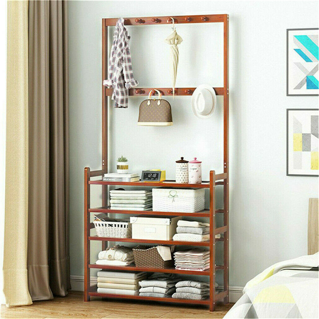 Bamboo 5-Tier Rack