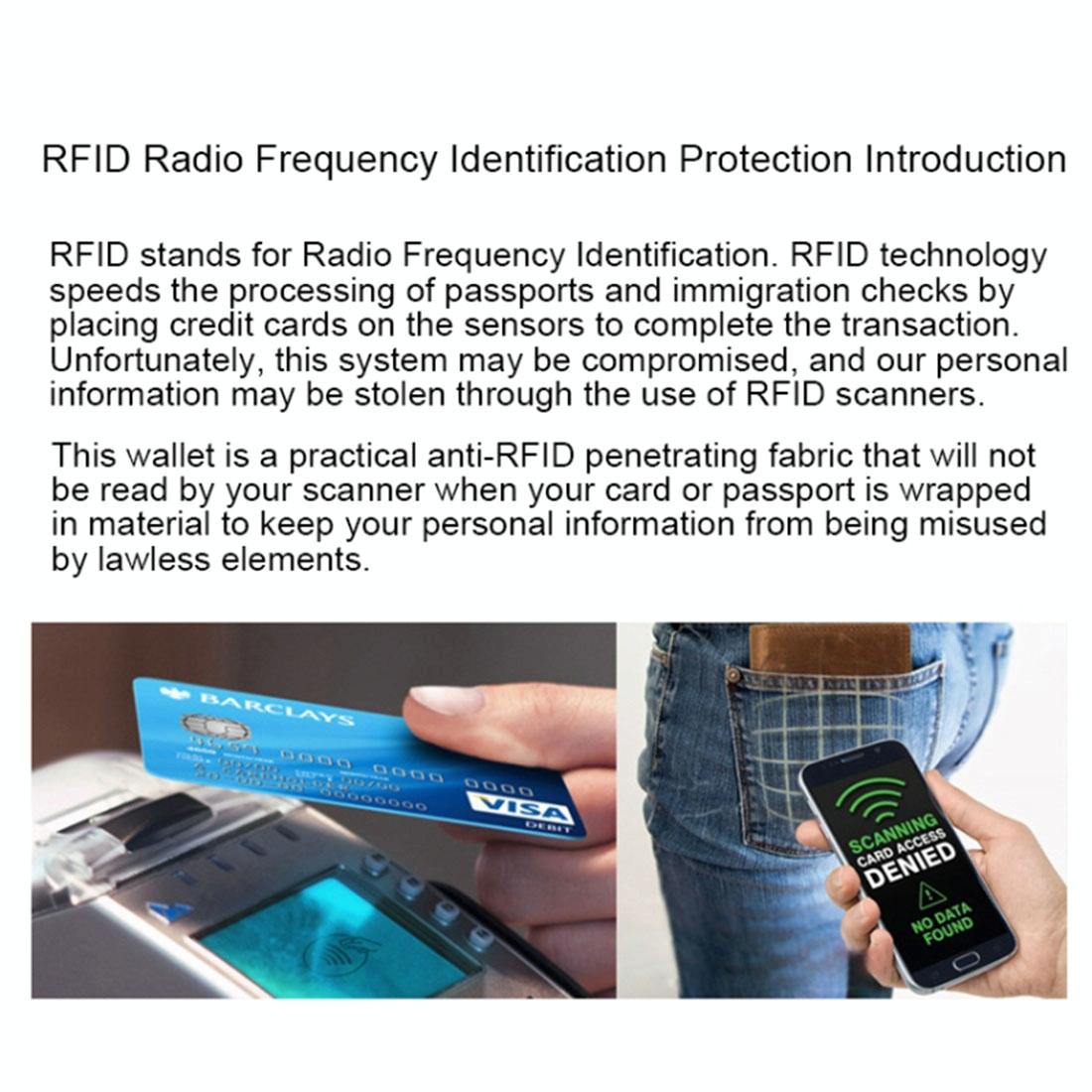 10 Rfid Blocking Aluminum Foil Card Holders - 9.1x6.3cm - Pack of 10