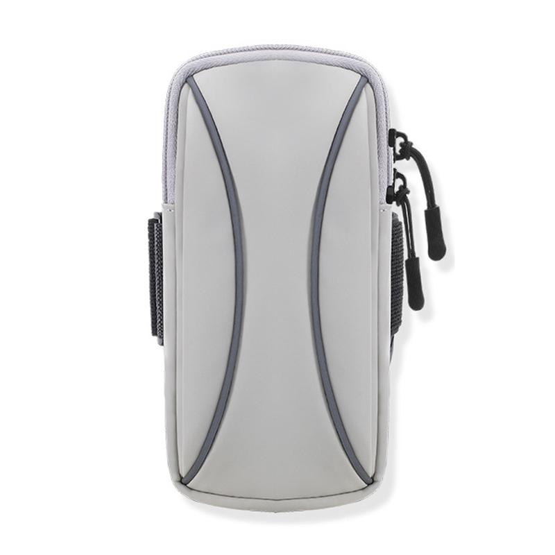 Gray Waterproof Running Arm Bag For Mobile Phones