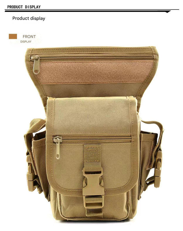 Black Tactical Outdoor Leg Bag