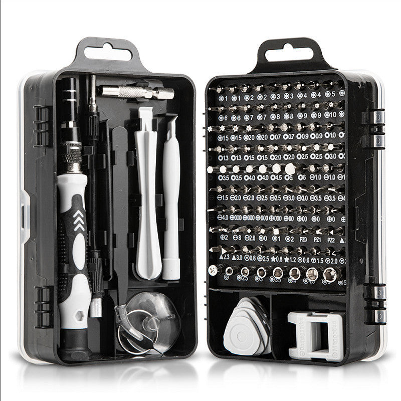 Grey Professional 115-in-1 Precision Screwdriver Set