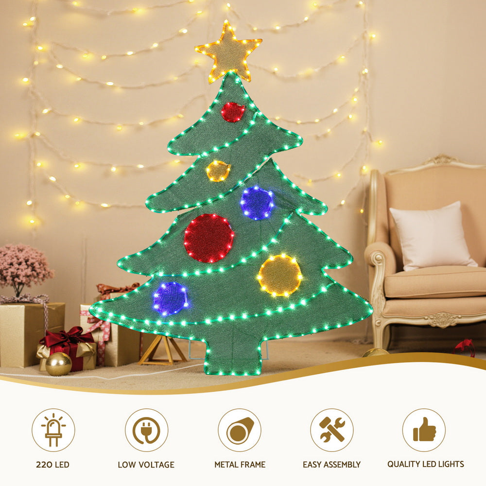 Jingle Jolly's Christmas Lights 150cm Motif 220 LED