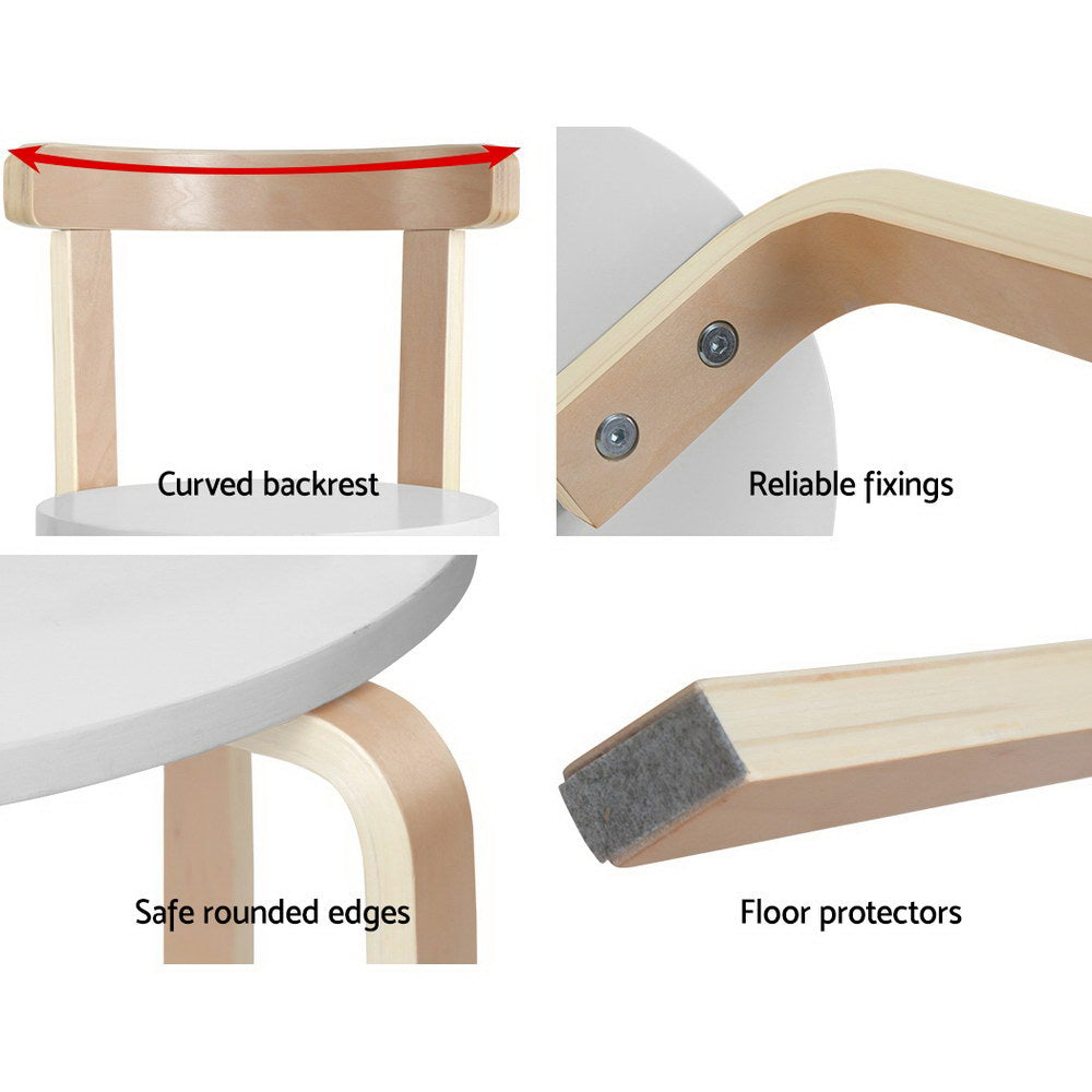 Keezi 3PCS Kids Table and Chairs Set