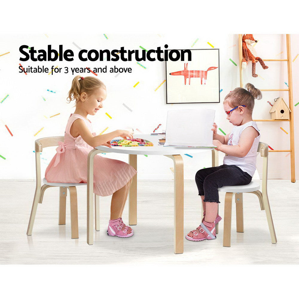 Keezi 3PCS Kids Table and Chairs Set