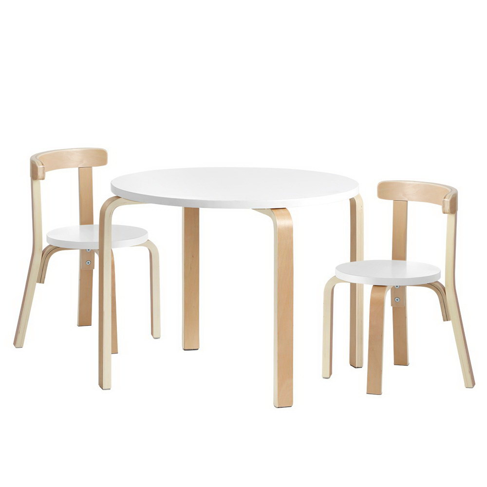 Keezi 3PCS Kids Table and Chairs Set