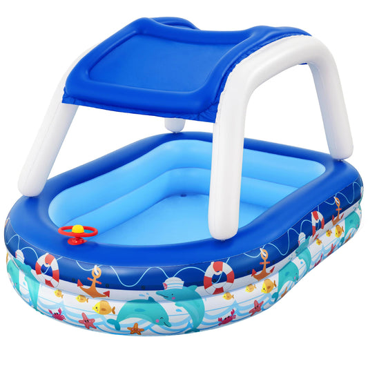 Bestway Kids Inflatable Pool 213x155x132cm