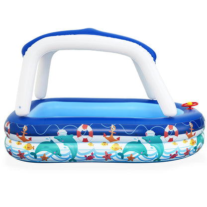 Bestway Kids Inflatable Pool 213x155x132cm
