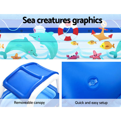 Bestway Kids Inflatable Pool 213x155x132cm