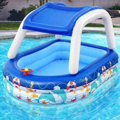 Bestway Kids Inflatable Pool 213x155x132cm