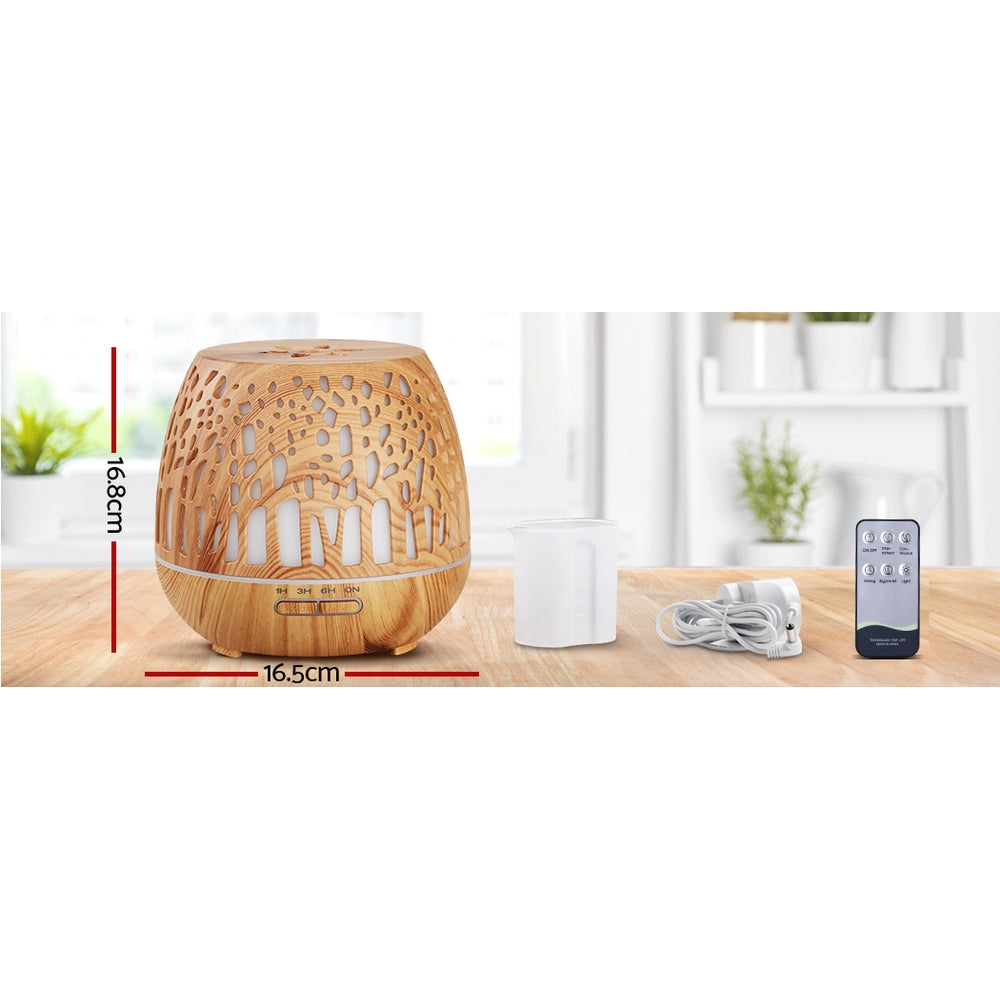 Devanti Aroma Diffuser -  Wood Grain