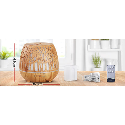 Devanti Aroma Diffuser -  Wood Grain