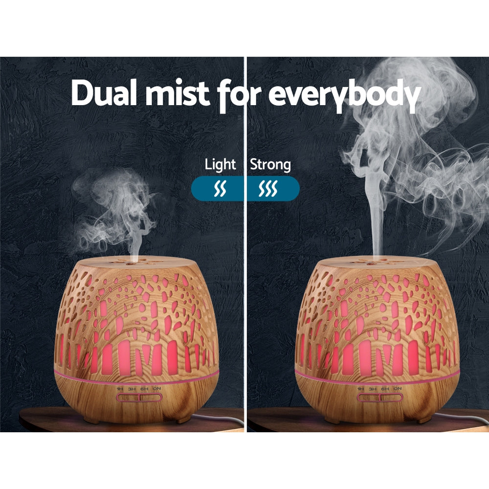 Devanti Aroma Diffuser -  Wood Grain
