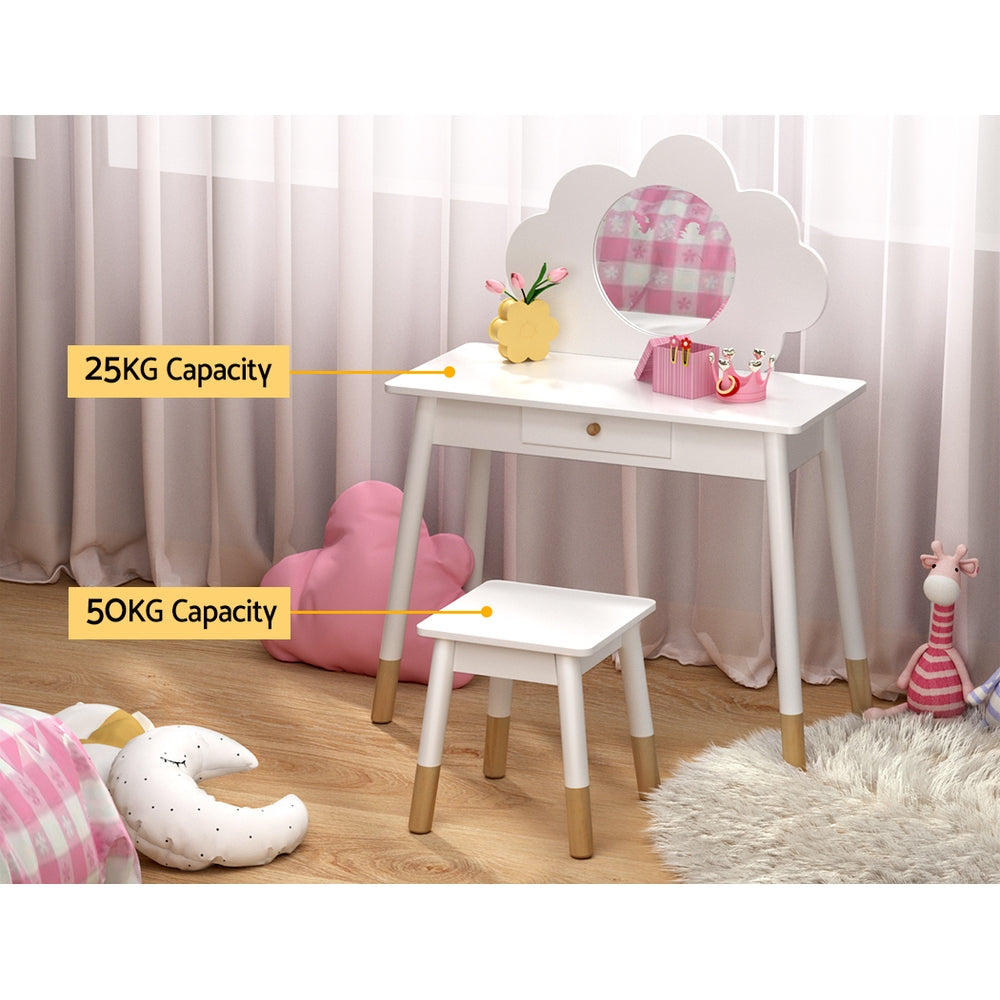 Keezi Kids Dressing Table Chair Set