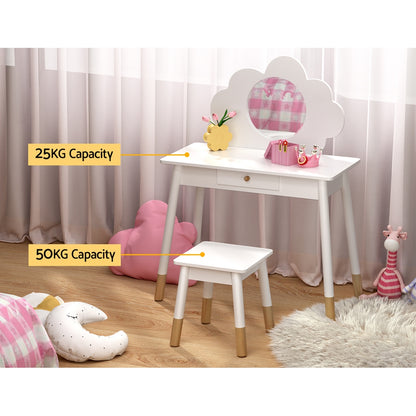 Keezi Kids Dressing Table Chair Set