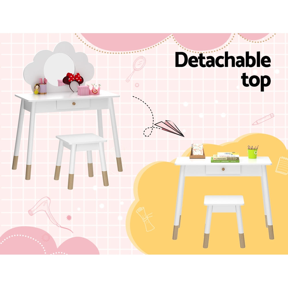 Keezi Kids Dressing Table Chair Set