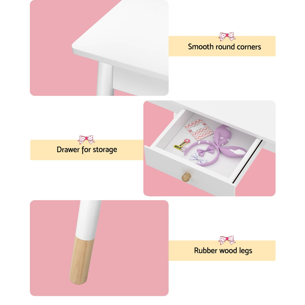 Keezi Kids Dressing Table Chair Set