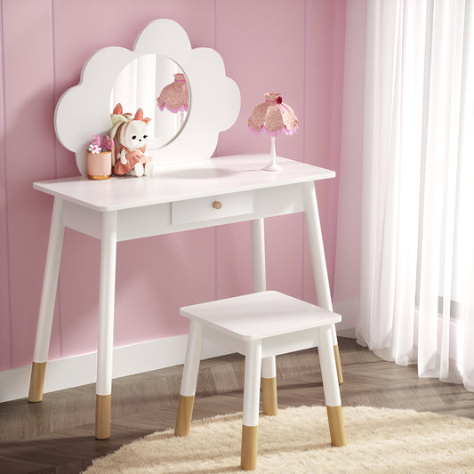 Keezi Kids Dressing Table Chair Set