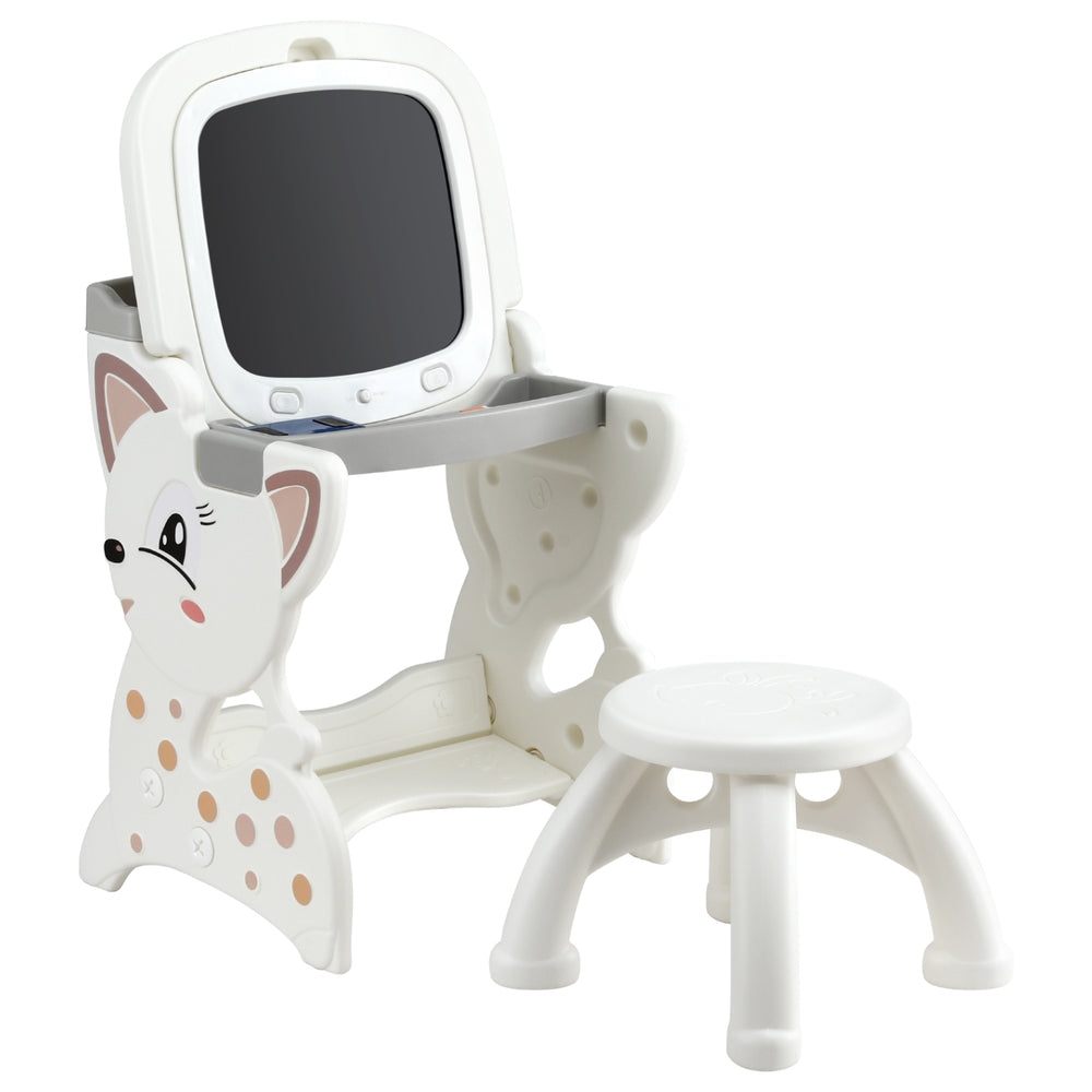 Keezi Kids Table and Chair Set with Easel