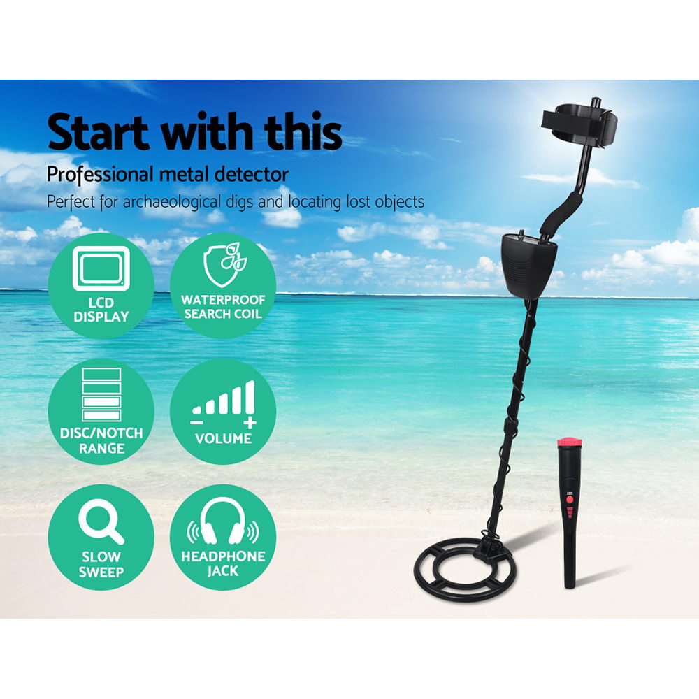 Metal Detector 220MM Deep Sensitive Waterproof