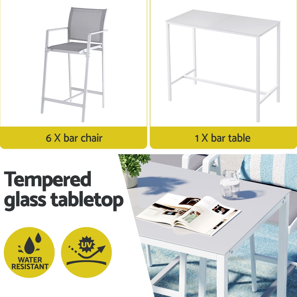 7PCS Outdoor Bar Set