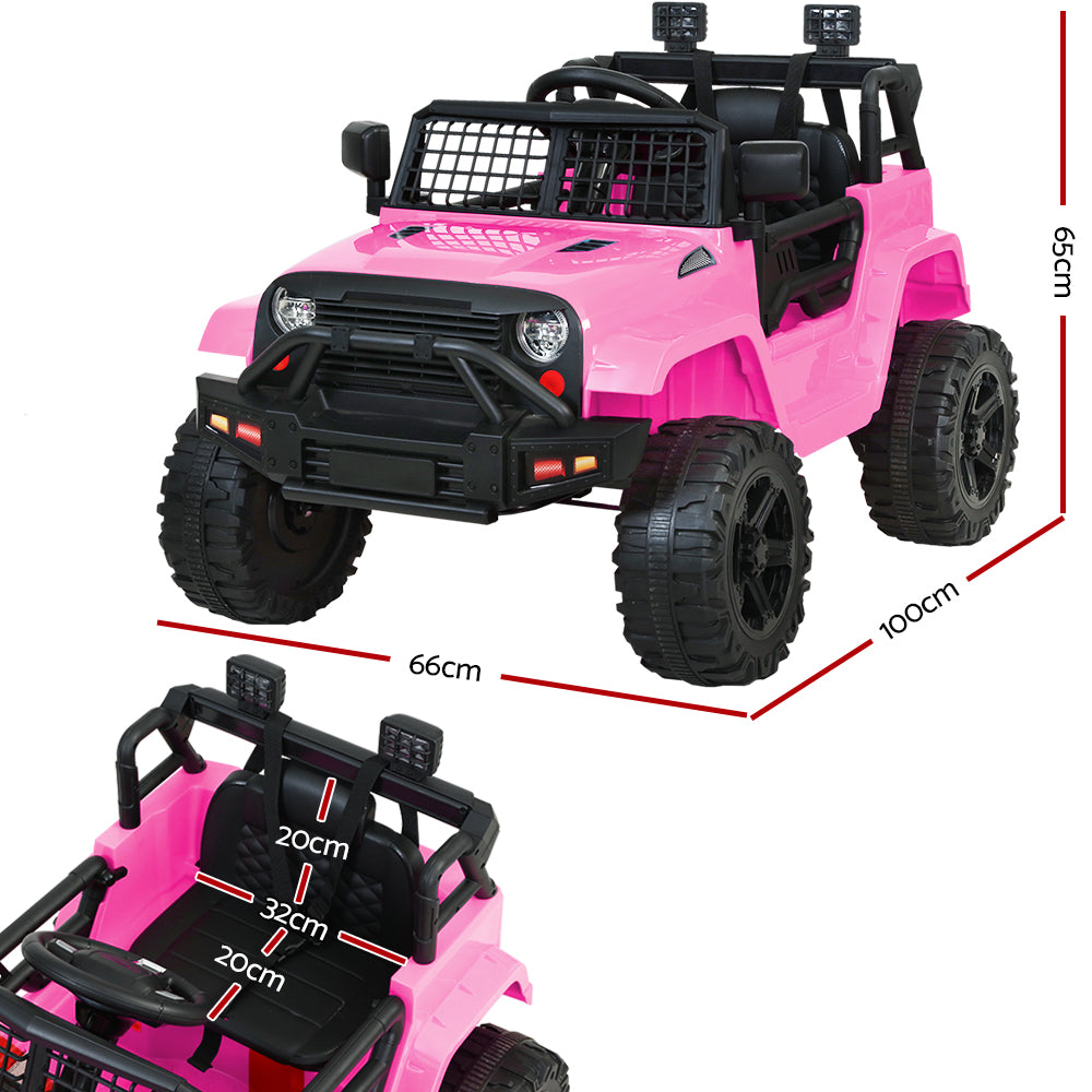 Rigo Kids Electric Ride On  Pink Jeep