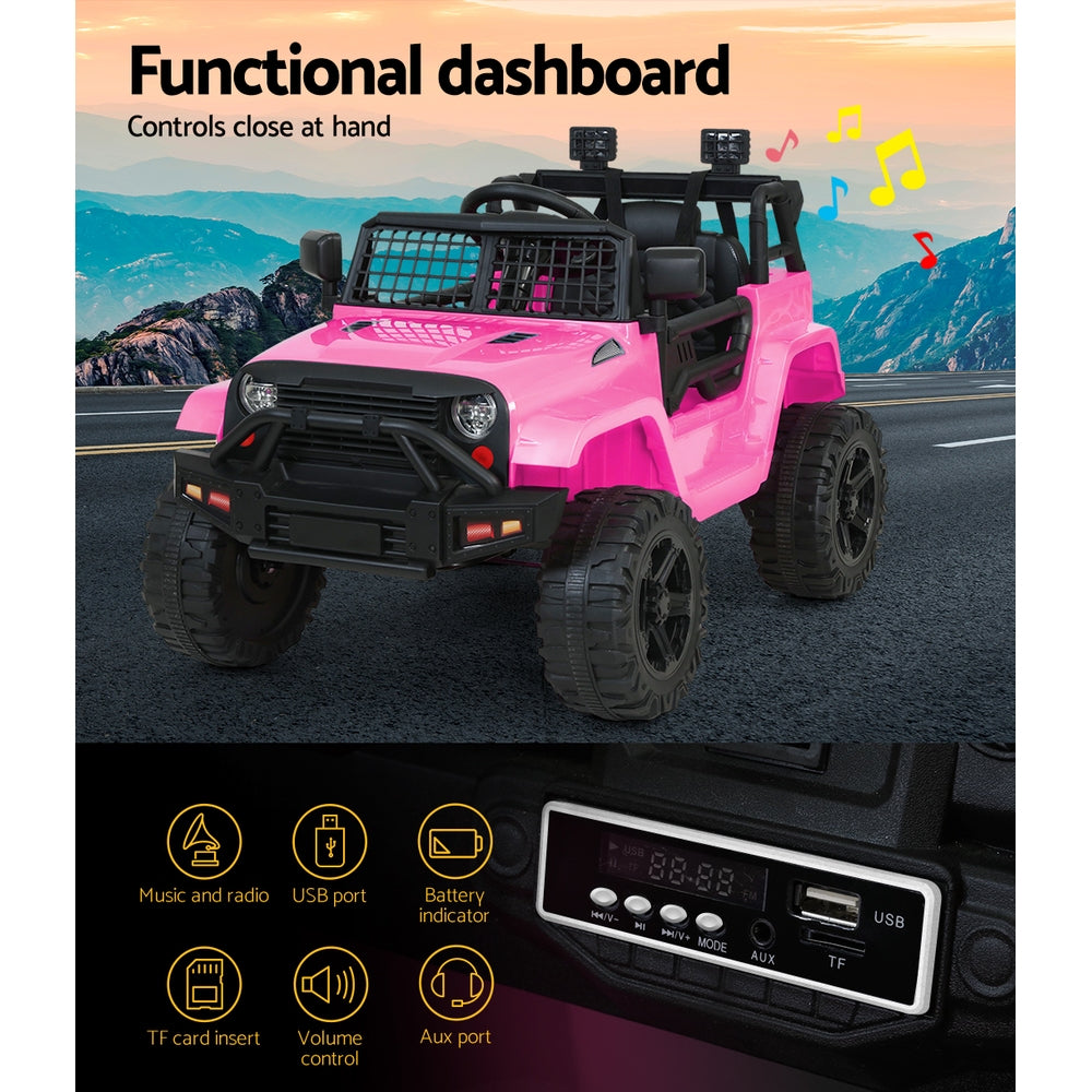 Rigo Kids Electric Ride On  Pink Jeep