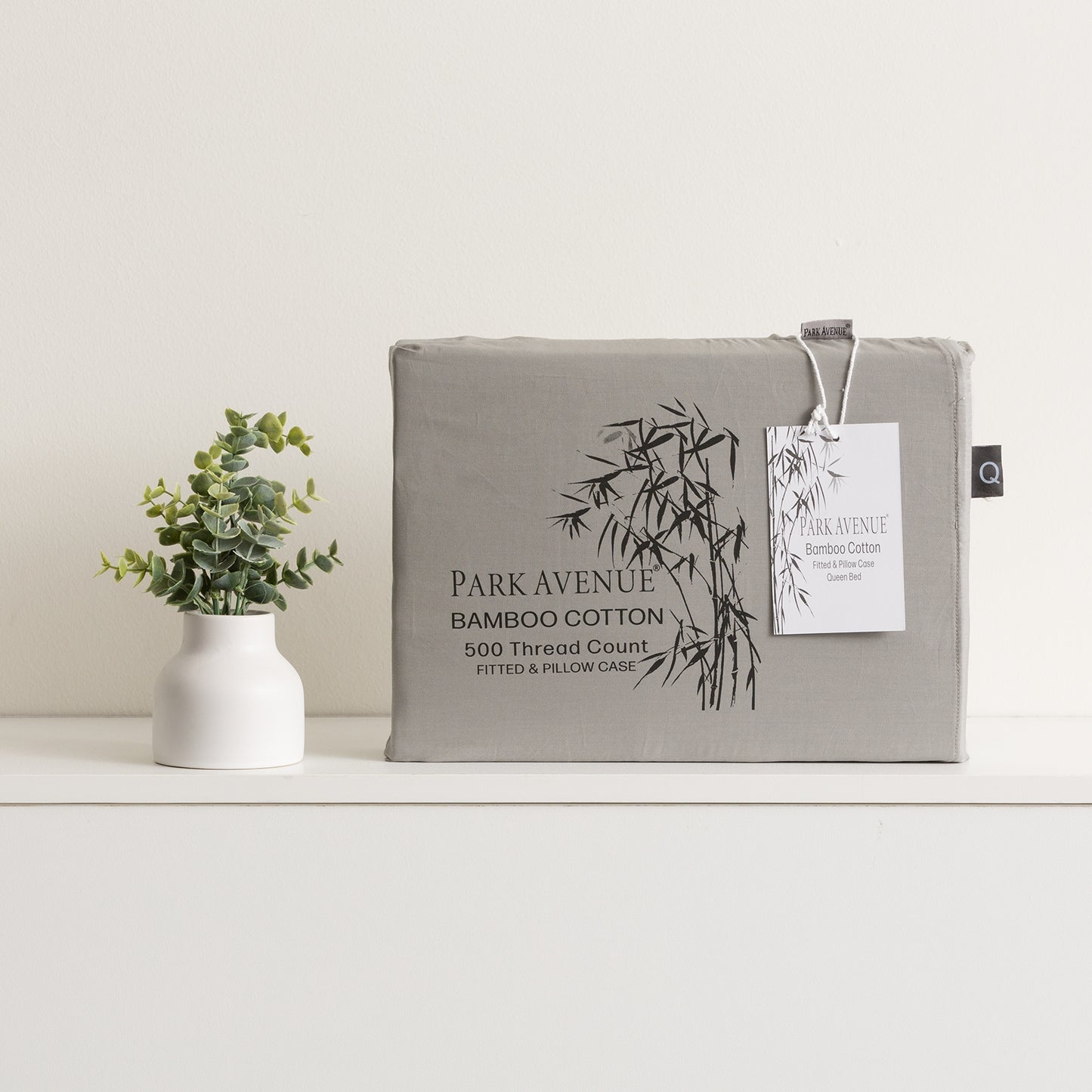 Charcoal Bamboo Cotton Super King Combo Set by Park Avenue