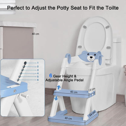 Potty Training Seat Ladder,  Blue