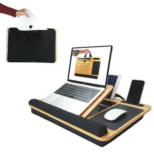 CARLA HOME Bamboo Laptop Lap Desk