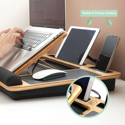 CARLA HOME Bamboo Laptop Lap Desk