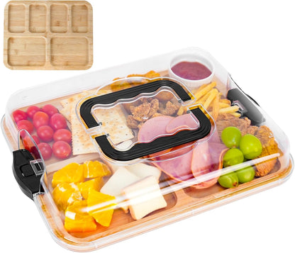CARLA HOME Bamboo Charcuterie Board with Lid