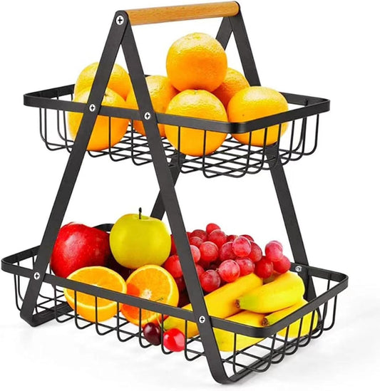 CARLA HOME 2-Tier Fruit Basket Stand