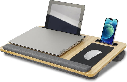 CARLA HOME Oversized Portable Lap Desk - Brown