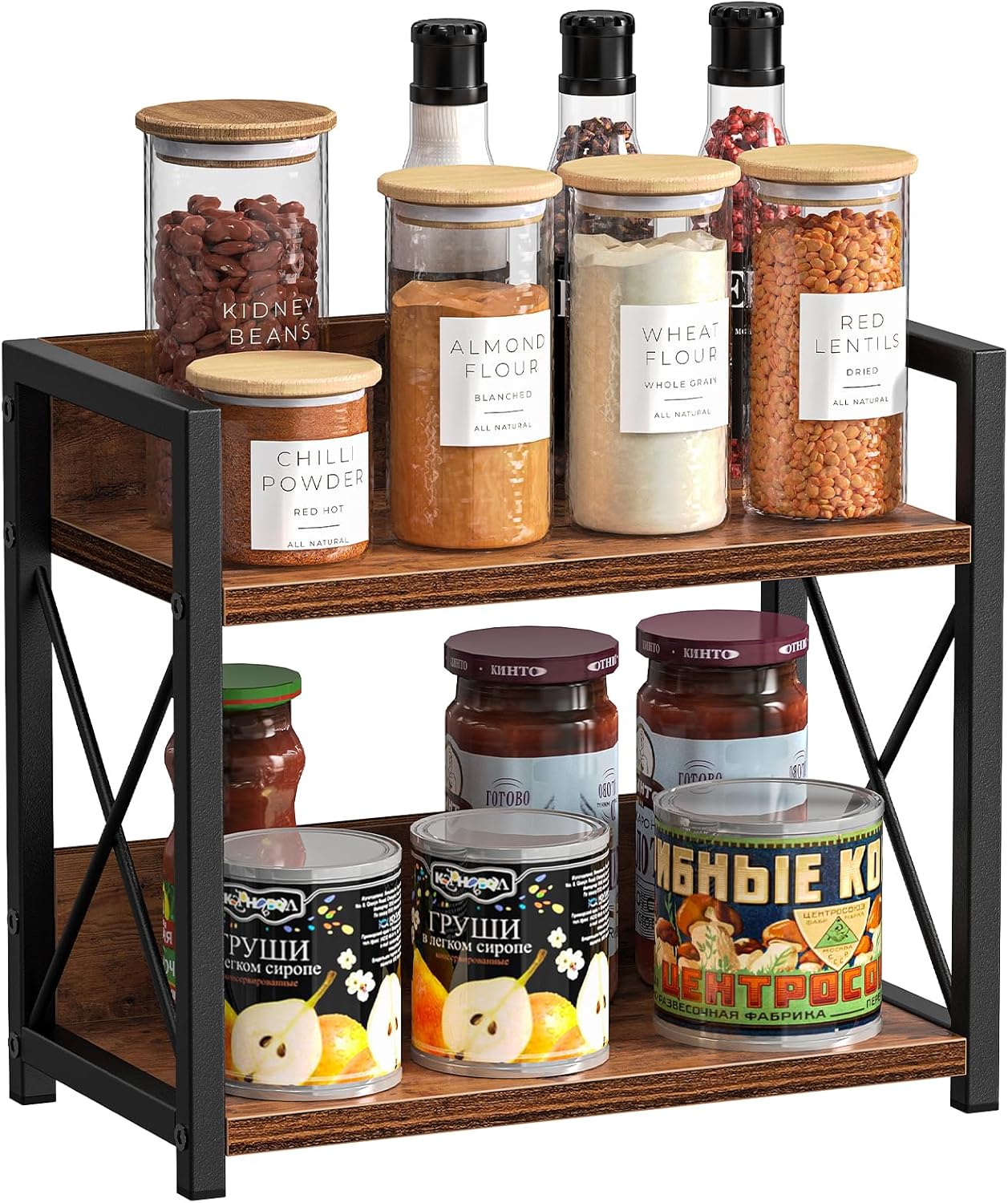 CARLA HOME 2-Tier Countertop Shelf Organizer