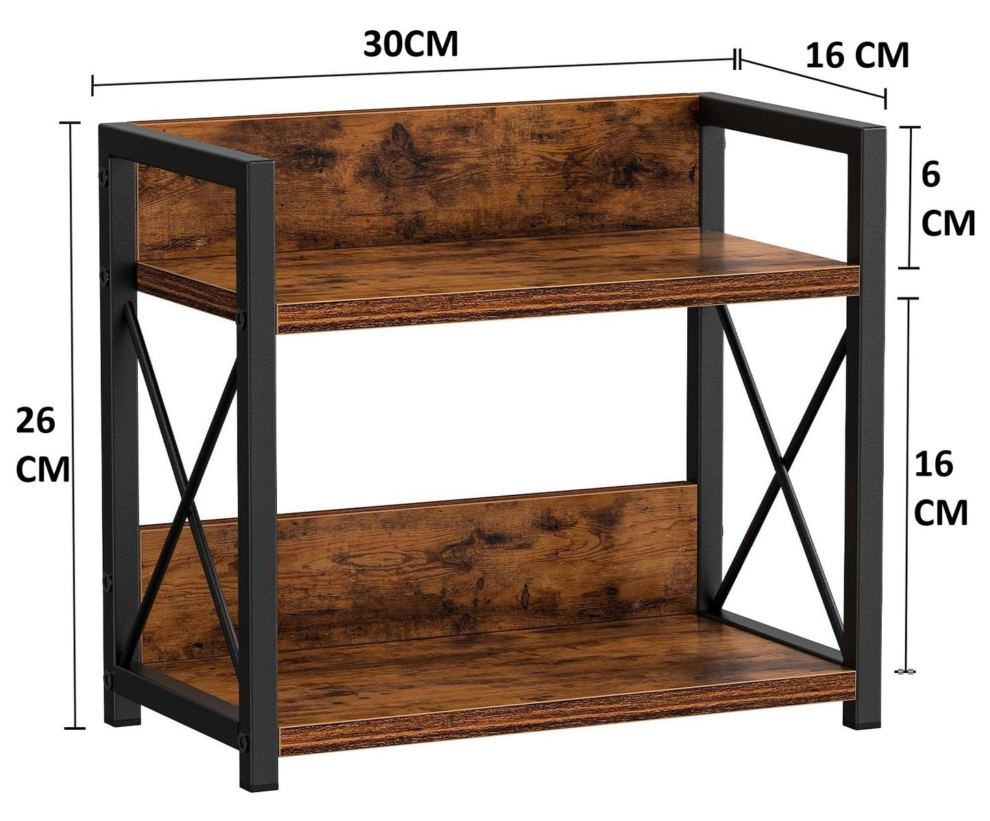 CARLA HOME 2-Tier Countertop Shelf Organizer