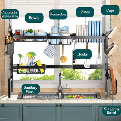CARLA HOME  Over the Sink Dish Drying Rack
