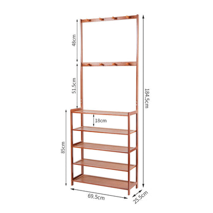 Bamboo 5-Tier  Rack