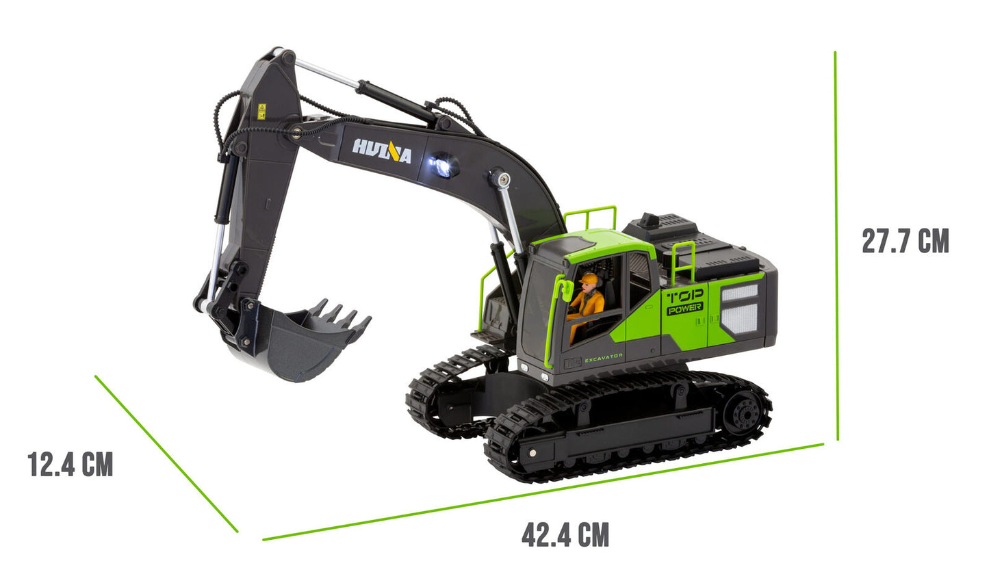 1:18 Scale 13-Channel Alloy Remote Control Excavator