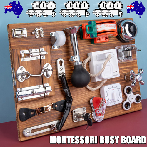 Sensory Toys Activity Board- Ages 1 - 3 Years