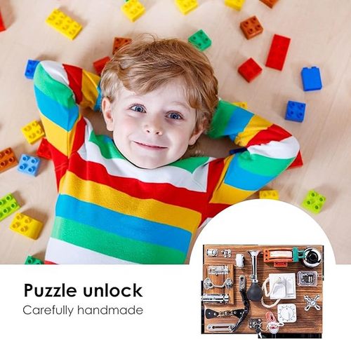 Sensory Toys Activity Board- Ages 1 - 3 Years