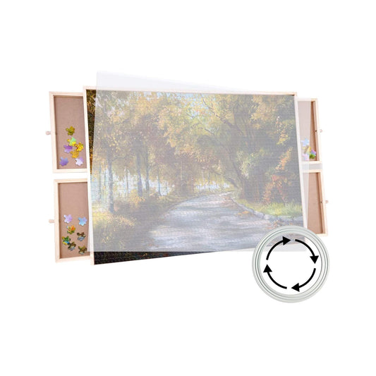 Social Hike 1000pcs Puzzle Board 4 Drawer with Cover