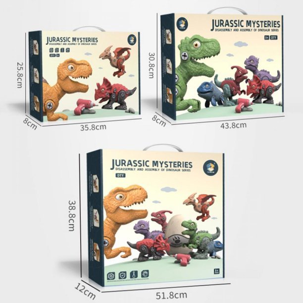 Disassemble Blocks Jurassic Dinosaurs Building Blocks