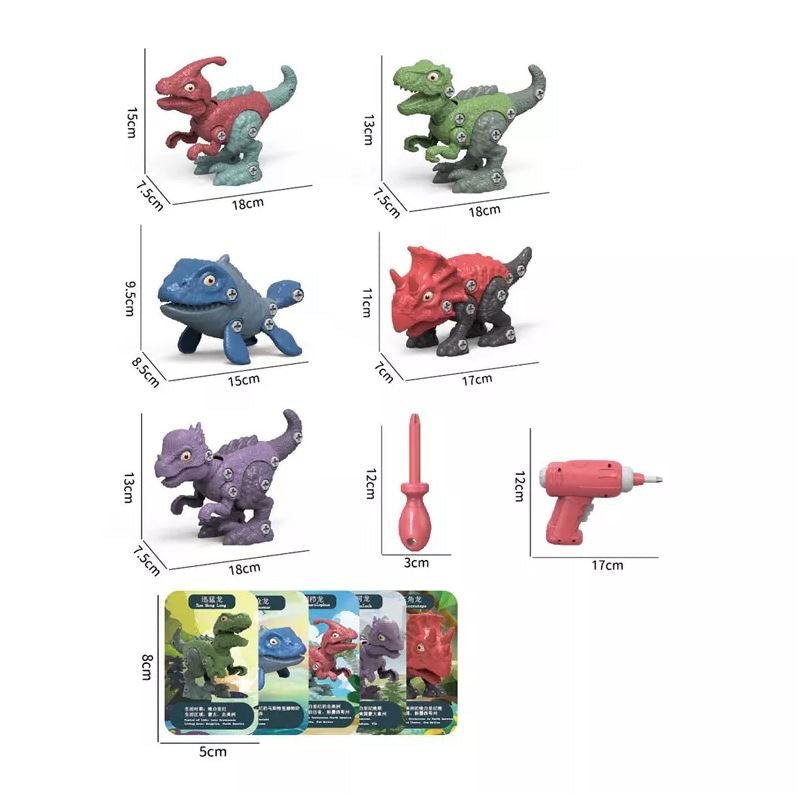 Disassemble Blocks Jurassic Dinosaurs Building Blocks