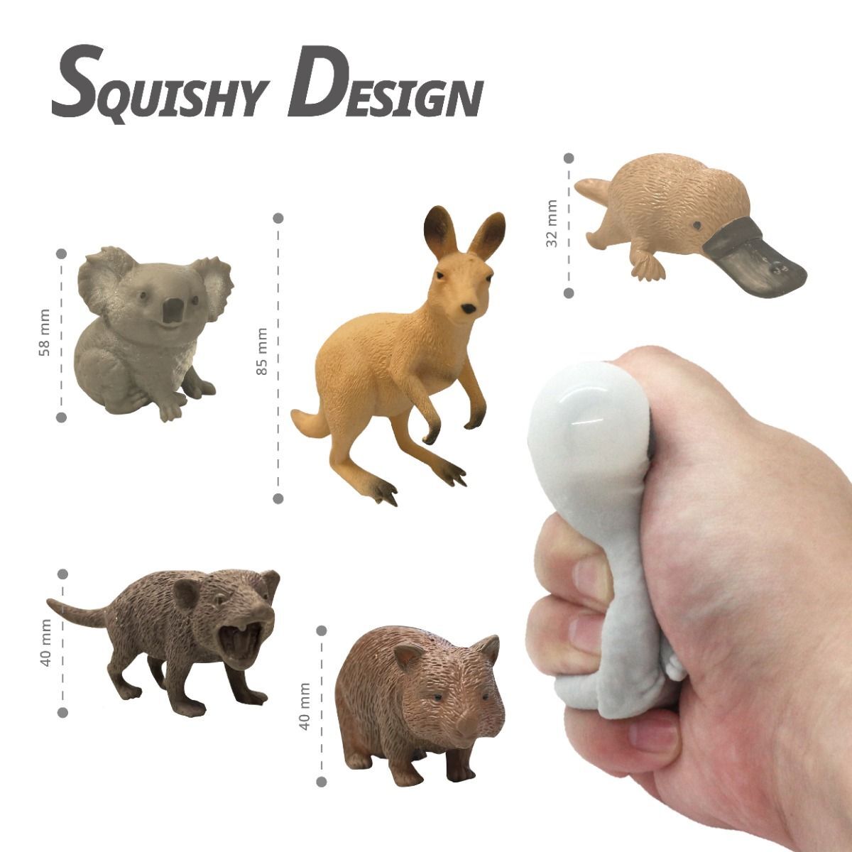 Sensory Stretchy Squishy Australian Wildlife Gift Set