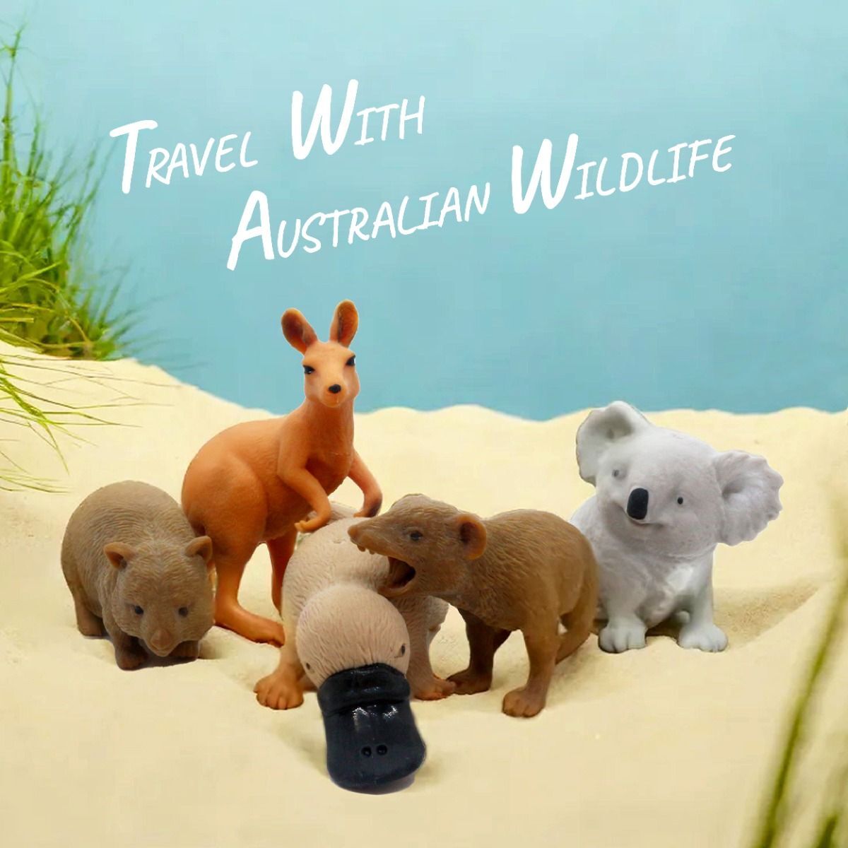 Sensory Stretchy Squishy Australian Wildlife Gift Set