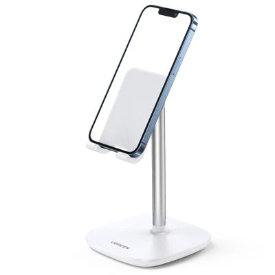 Adjustable Desktop Phone Stand (White)