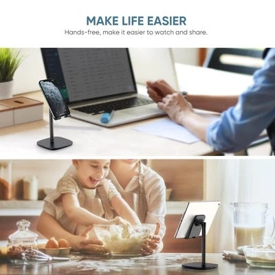Adjustable Desktop Phone Stand (White)